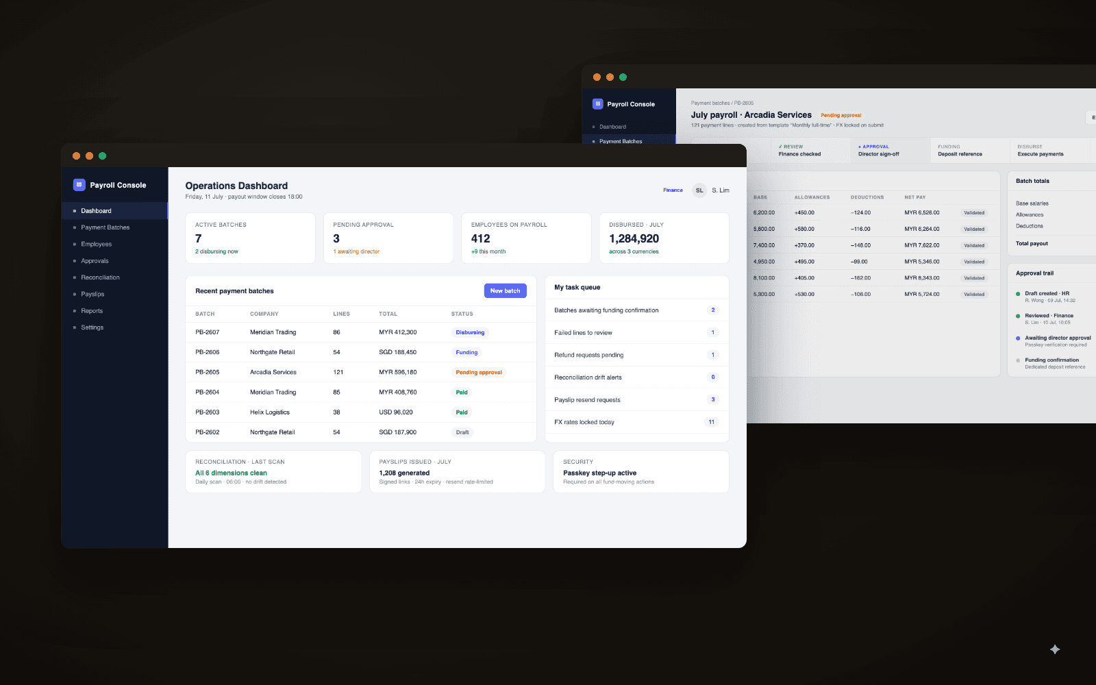 Crypto payroll platform
