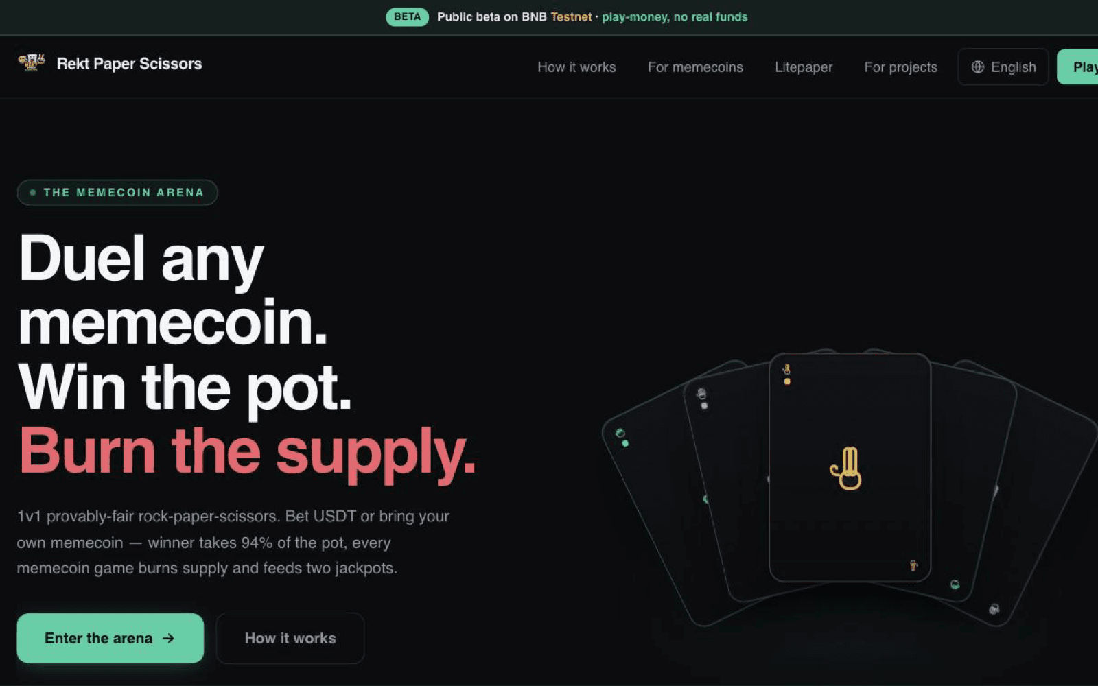 Memecoin utility layer and on-chain arena